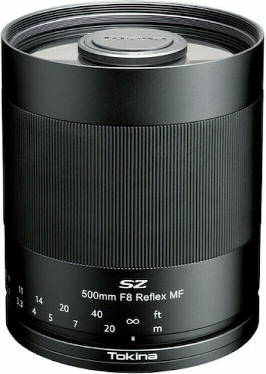 Tokina Full Frame Camera Lens SZ 500mm f/8 MF Super Telephoto for Nikon F Mount Black