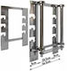 Spit Rod Rotisserie Accessories 3 Seats for Lamb and Goat