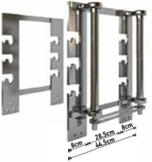Spit Rod Rotisserie Accessories 3 Seats for Lamb and Goat