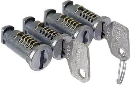 Carner Κλειδαριές CRUZ 932-014 Κλειδαριές για Μπάρες Οροφής 4τμχ