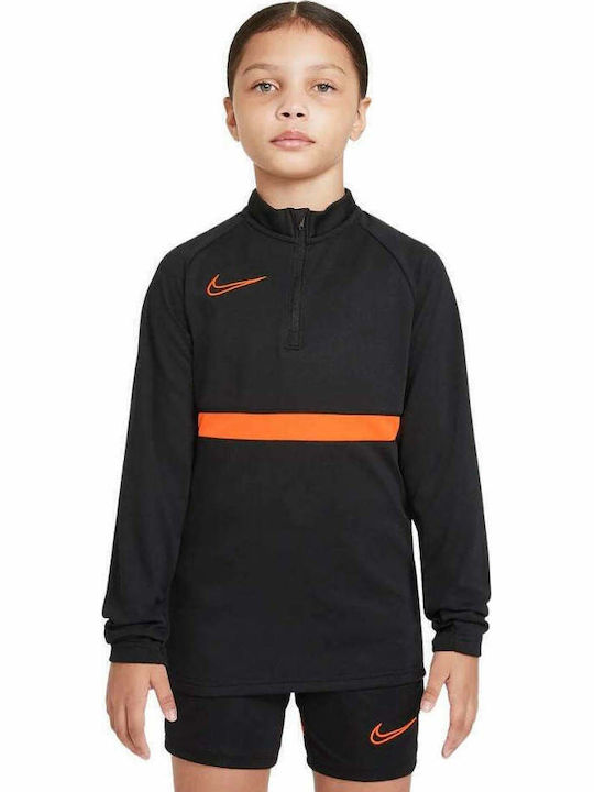 Nike Kinderhemd Dri-Fit Langarm Schwarz Academy