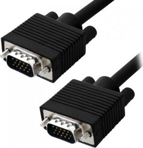 Кабел VGA мъжки - VGA мъжки Черен 3м (8680)