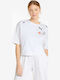 Heather Γυναικείο Oversized Crop T-shirt Pristine Heather