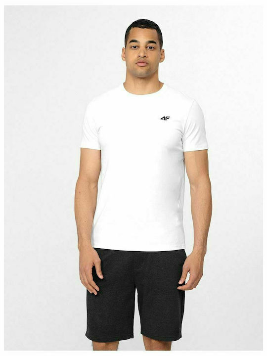 4F T-shirt Λευκό