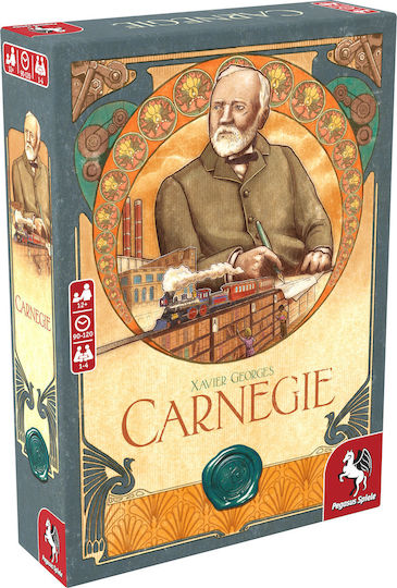 Board Game Carnegie for 1-4 Players 12+ Years Old (EN) Pegasus Spiele