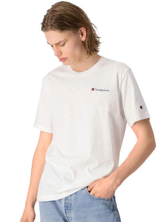 Champion Herren T-Shirt Kurzarm Weiß