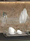 Tekno-Tel Inox Geschirrabtropfer Silber 46x30x44cm