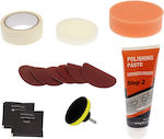 Carner Shine / Cleaning Headlight Restoration and Polishing Kit Set of 13 Pieces for Headlights 0017644