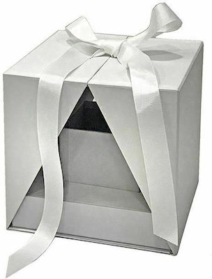 Paper Box for Gift White 18x18x18cm.