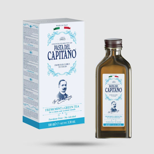 Pasta del Capitano Fresh Mint & Green Tea Вода за уста
