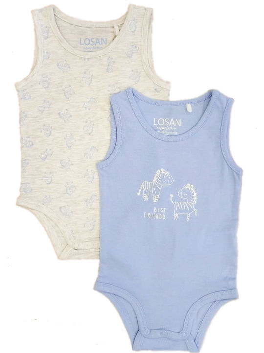 Losan Baby Bodysuit Set Sleeveless Multicolour