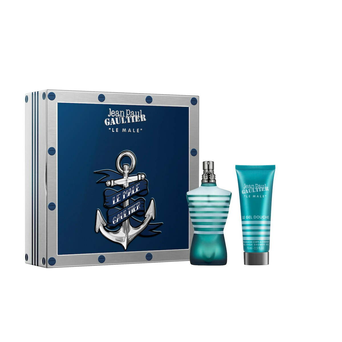 Jean Paul Gaultier Le Male Eau De Toilette 75ml & Shower Gel 75ml Gift