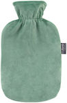 Fashy 6712 Hot Water Bottle with Cover Olive 2000ml