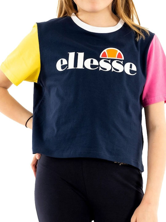 Παιδικό Crop Top Κοντομάνικο Μπλε Flar