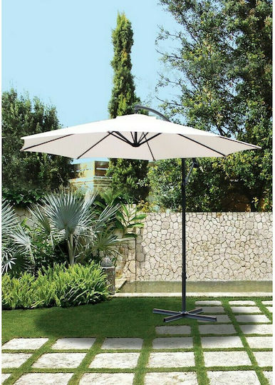 Lianos Replacement Umbrella Fabric White Φ3m
