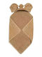 Elodie Details Baby Bath Towel Hooded Elephant Brown 80x80cm