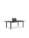 Sifnos Outdoor Dinner Extendable Aluminum Table Gray 180(+60)x100x77cm