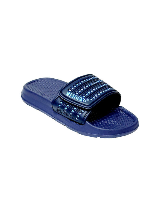 Mitsuko Men's Slides Blue