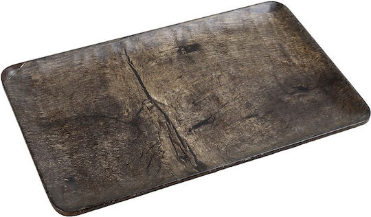 Espiel Pine Hybrid Διακοσμητική Πιατέλα Ορθογώνια Ξύλινη Καφέ 26.5x32.5εκ.