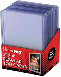 Ultra Pro Toploader 7.6x10εκ. 25τμχ Clear Regular