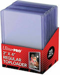 Ultra Pro Toplader Toploader 7.6x10εκ. 25τμχ Clear Regular 81222