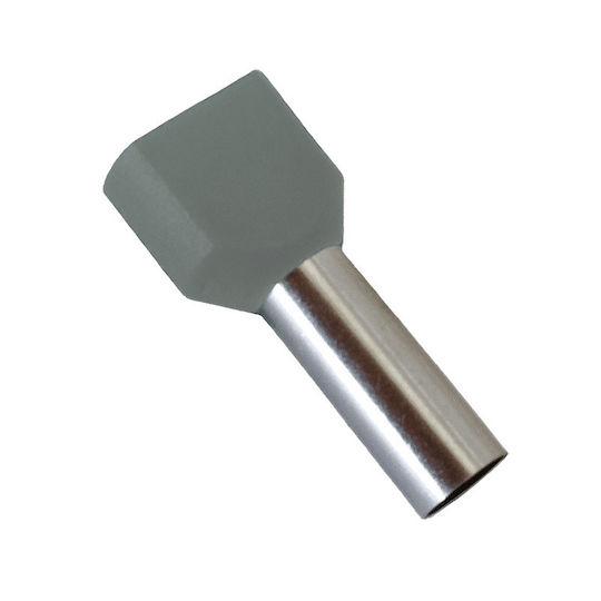 Elmark Insulated Wire Ferrule Terminal TЕ2510 Gray 100pcs 59027TE
