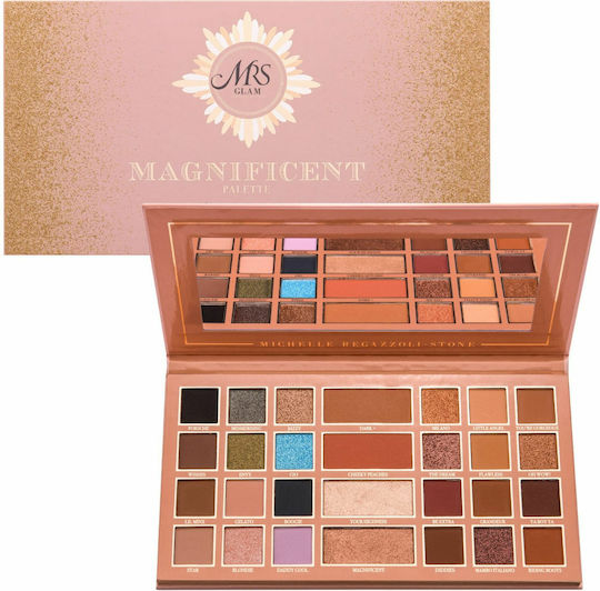 BPerfect Cosmetics Mrs Glam Magnificent Paletă Cu Fard De Pleoape În Formă Cremă