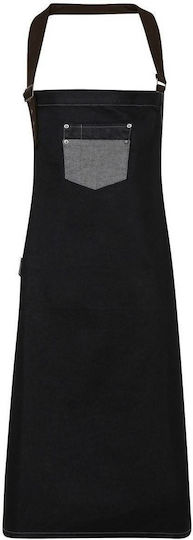 Premier Ποδιά Barista / Bartender Ολόσωμη PR136 Μαύρη