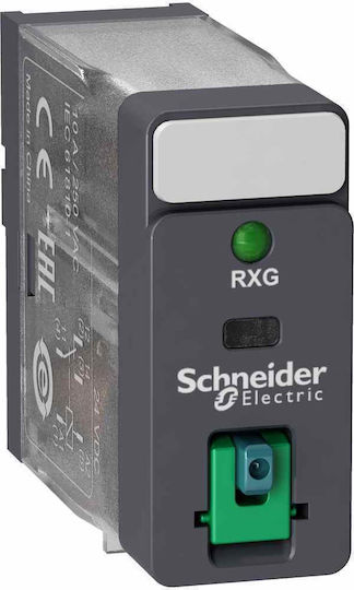 Schneider Electric Zelio RXG Βιομηχανικό Ρελέ Λυχνίας 24V RXG12BD
