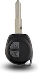 Car Key Shell with Blade with 2 Buttons for Suzuki Swift