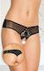 Softline 2400 Femei Sexy Șir de caractere cu decupaje G-String Black