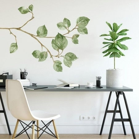 Dekorativer Aufkleber Wand Leaf Twig 24Stück RoomMates Decor