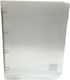 Metron Clipboard with 4 Rings 2/32 for Paper A4 Transparent 1pcs