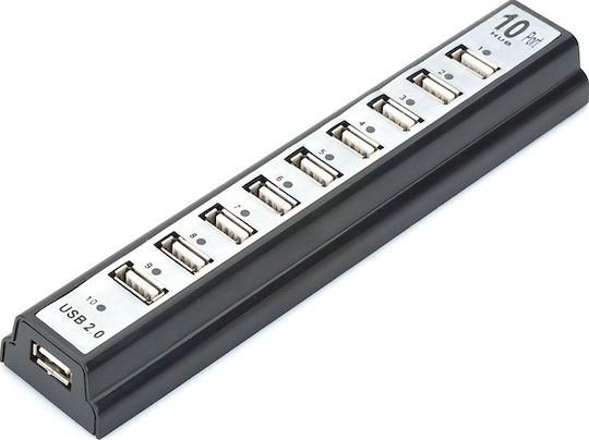 Brand USB Хъб с 10 USB 2.0 Порта и USB-A Връзка