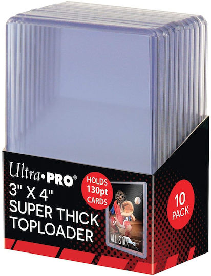 Ultra Pro Toploader Super Gros Dimensiune Standard 10 Bucăți