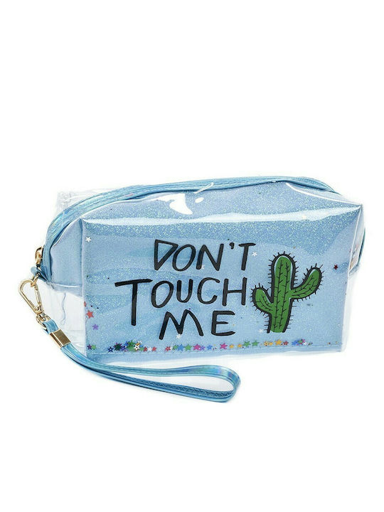 Verde Toiletry Bag Blue with Transparency