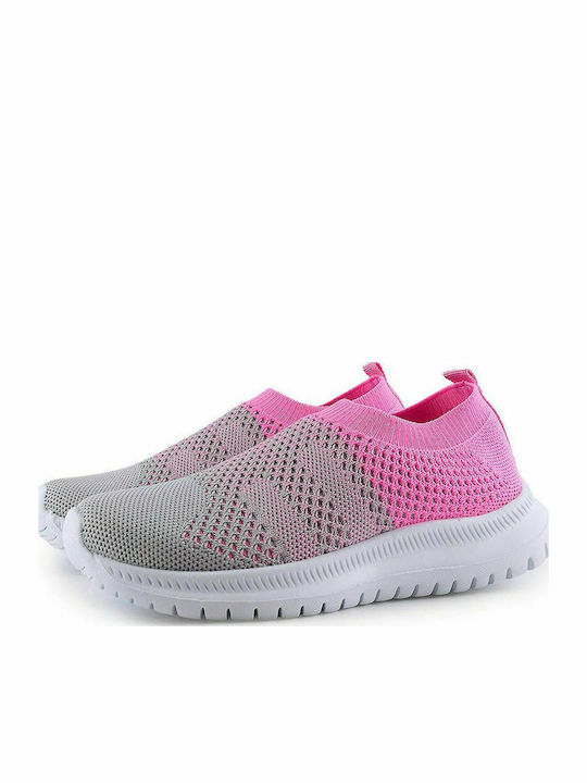 Love4shoes Παιδικά Sneakers Slip-on Ροζ