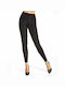 IDER Frauen Lang Leggings Hochgeschnitten & Push Up Schwarz