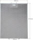 Μεταλλικό Φίλτρο Απορροφητήρα Arcelic Beko 28.6 X 37cm Πλαίσιο