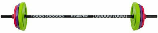 inSPORTline Pumpino Body-Pump Μπάρα Φ30mm Σετ με Βάρη 19kg Μήκους 140cm με Κολάρα Ασφαλείας