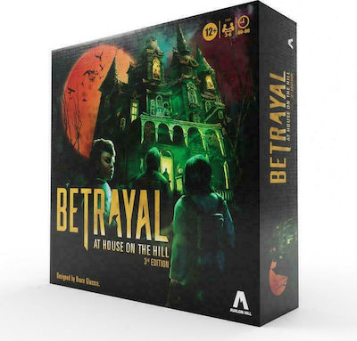 Avalon Hill Board Game Betrayal at House on Hill (3rd Edition) for 3-6 Players 12+ Years (EN)