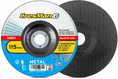 Cresman Schleifscheibe Metall 125mm