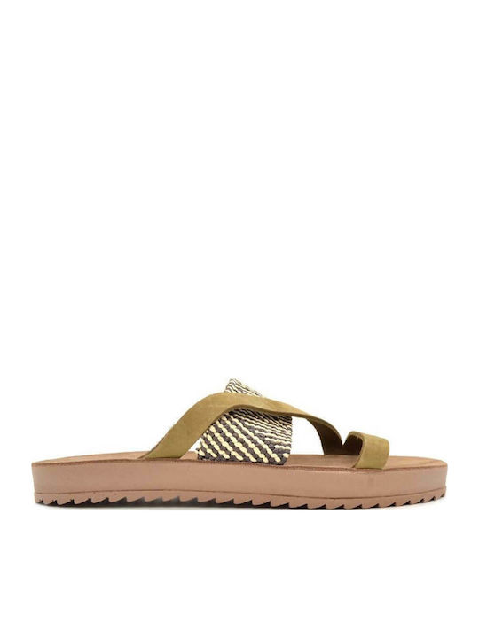 Fantasy Sandals Olivia Paros Macrame Δερμάτινα ...