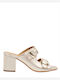 Leder Sandalen Bronze