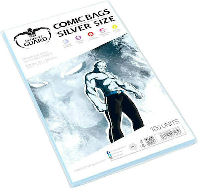 Ultimate Guard Sleeves 100pcs Comic Bags Silver 100τμχ UGD020006