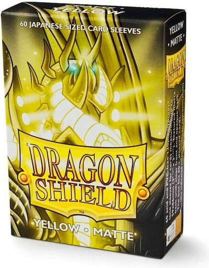 Dragon Shield Card - Japanese Card Sleeves Japanese Size 60τμχ Yellow