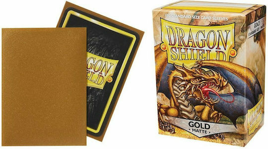 Dragon Shield Game Accessory Card Sleeves Matte Gold 11006