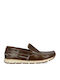 Leder Herren Mokassins in Braun Farbe