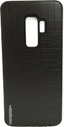 Motomo Shockproof Back Cover Πλαστικό Μαύρο (Galaxy S9+)