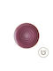 Bonna Blackberry Plate Shallow made of Porcelain Purple with Diameter 25cm 12pcs